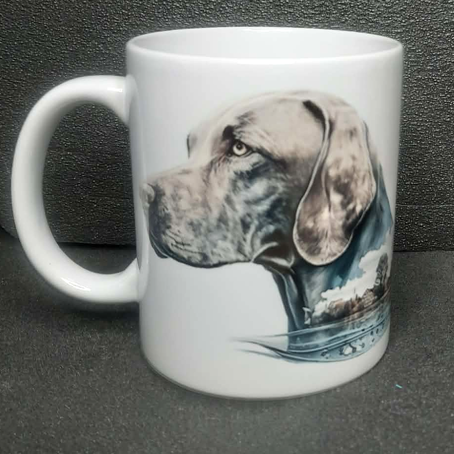 Keramiktasse Weimaraner