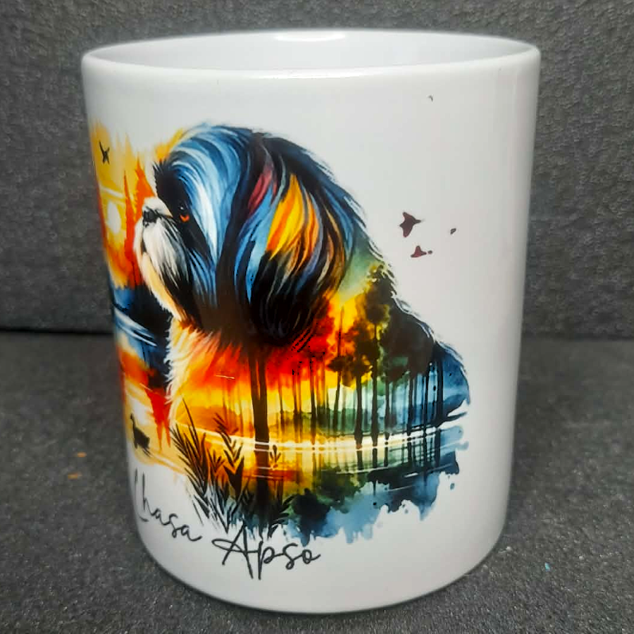 Keramiktasse Lhasa Apso