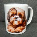 Keramiktasse Shih Tzu beidseitig bedruckt