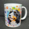 Keramiktasse mit Berner Doodle beidseitig bedruckt