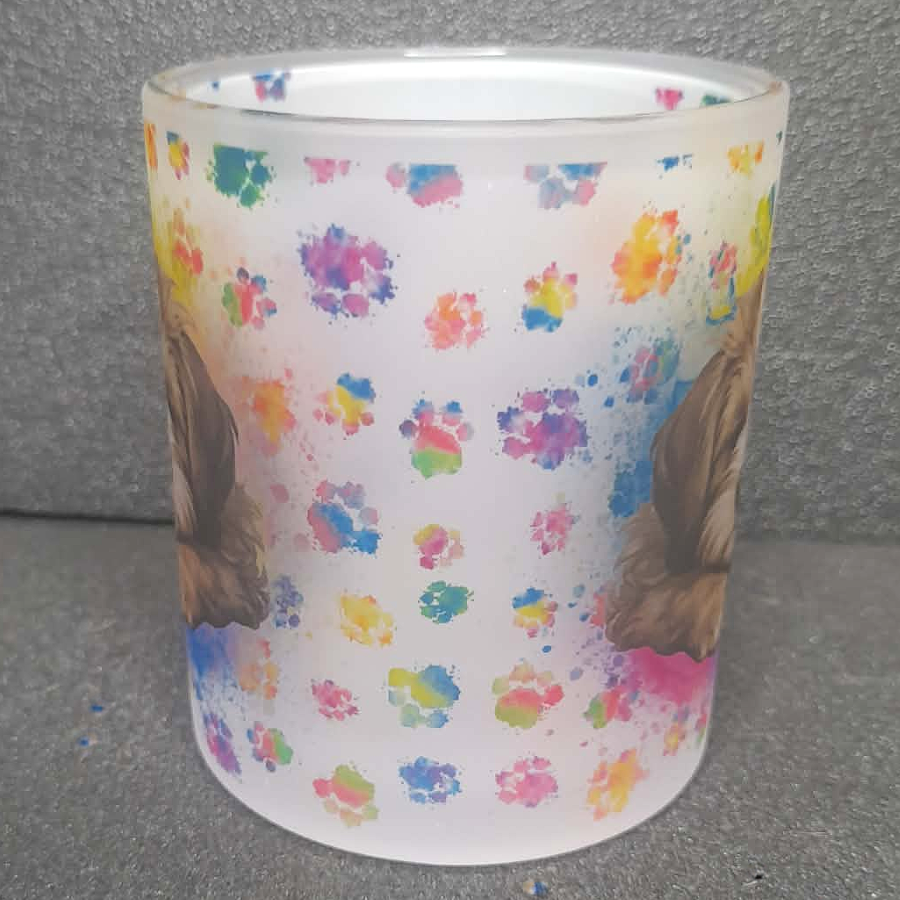 Glastasse Shih Tzu Welpe
