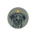 Schlüsselanhänger Filz rund Ø ca.70 mm mit Rhodesian Ridgeback
