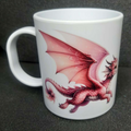 Kindertasse Kunststoff Drache mit Elfe