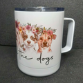 Thermotasse Edelstahl "rescue dogs" mit Deckel