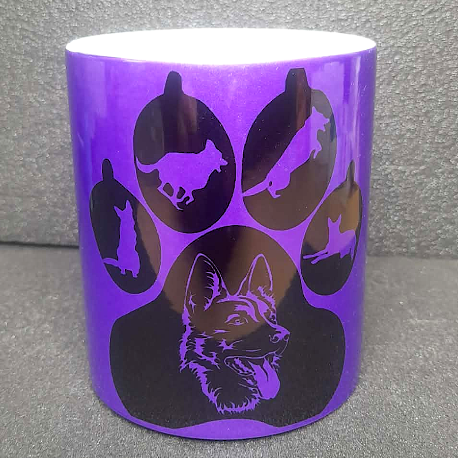 Keramiktasse Schäferhund