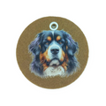 Schlüsselanhänger Filz rund Ø ca.70 mm mit Berner Sennenhund
