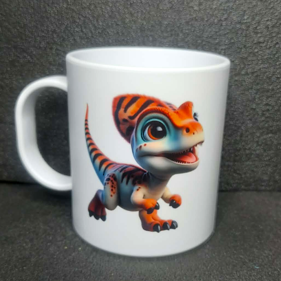 Kinder Tasse Dino beidseitig bedruckt