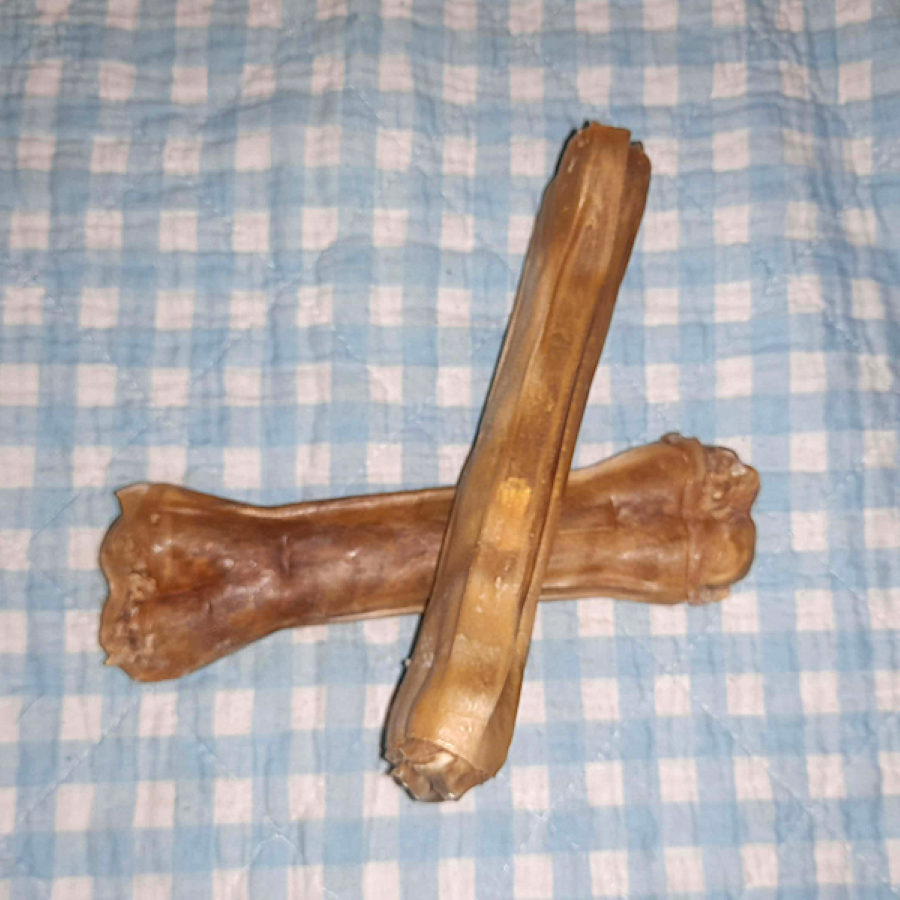 Kauknochen Hirschhaut