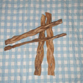 Pferdehaut geflochten ca. 20 cm einzel