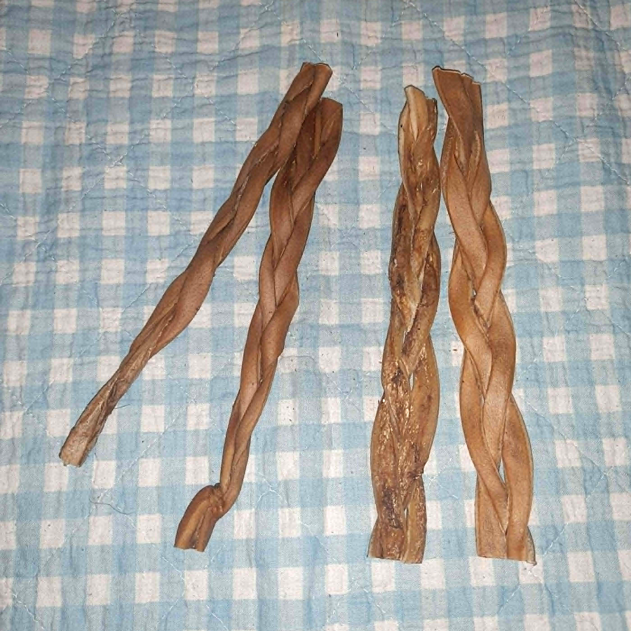 Pferdehaut geflochten ca. 20 cm einzel