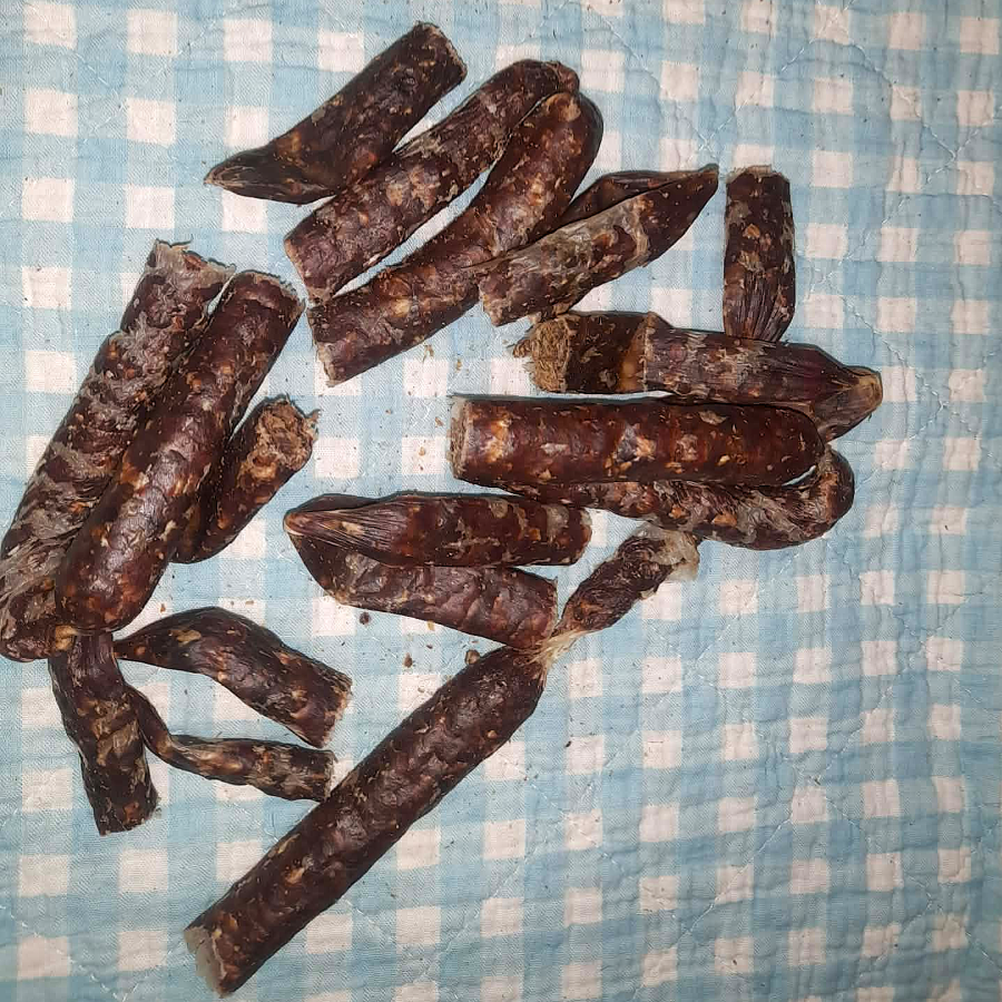 Wurstabschnitte Rind