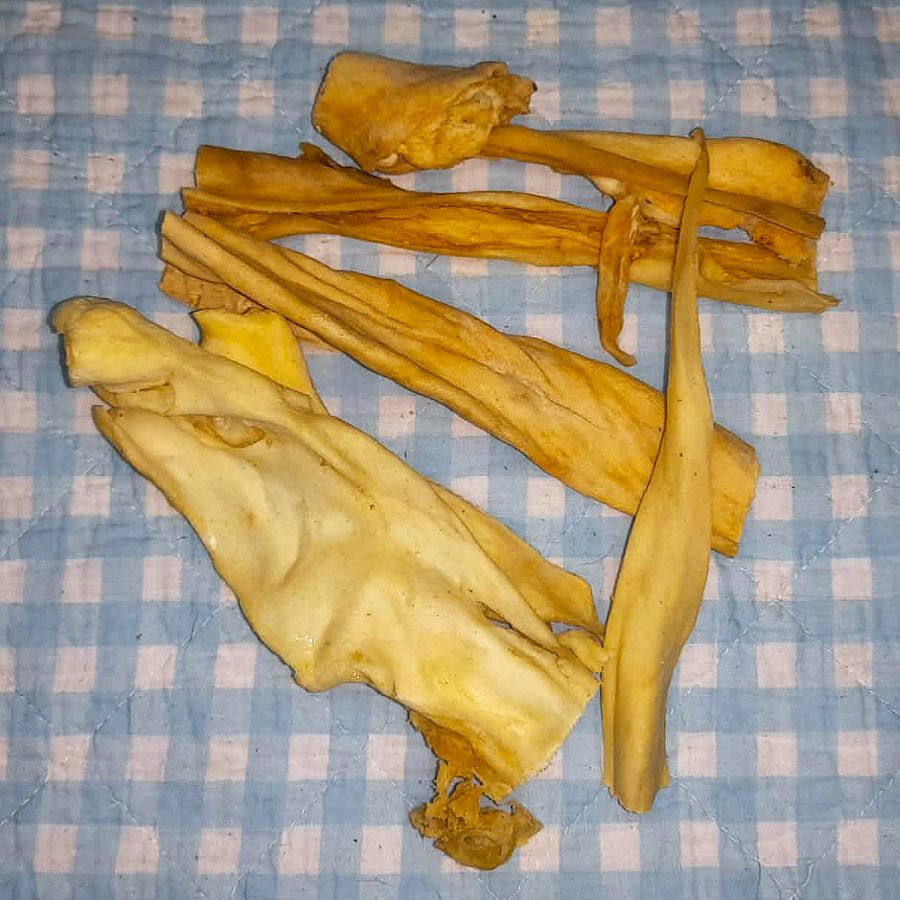 Ziegenkopfhaut  ca. 15 cm 250 g
