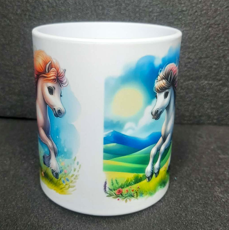 Kindertasse Pferde