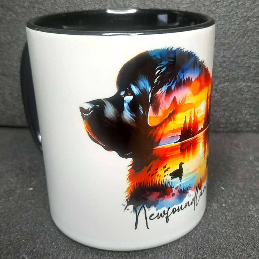 Keramiktasse Neufundländer