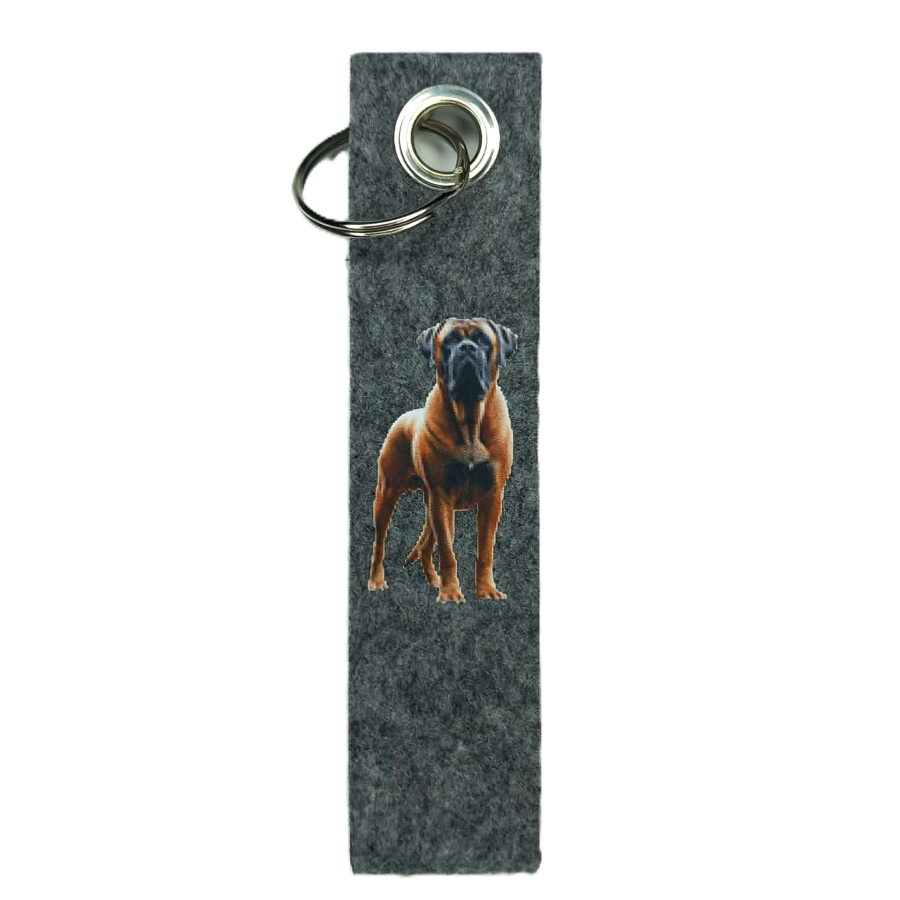 Schlüsselanhänger Schlaufe mit Öse mit Boerboel