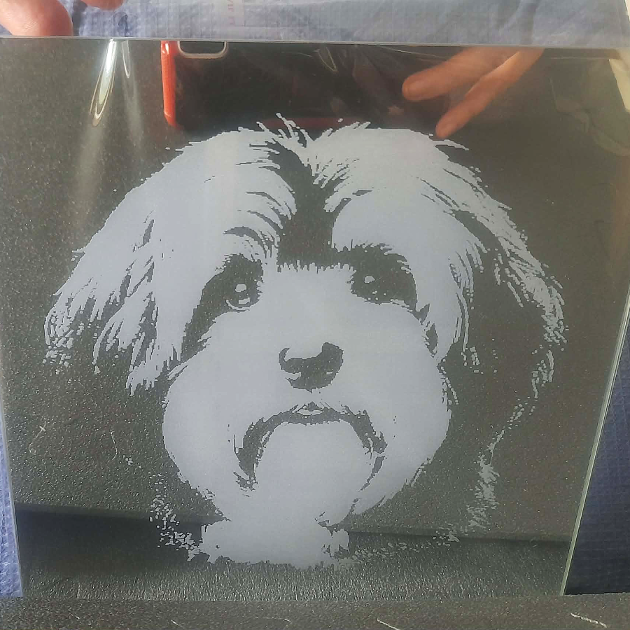 Spiegelfliese ca. 20 x 20 cm