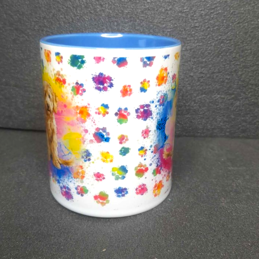 Keramiktasse Doodle beidseitig bedruckt