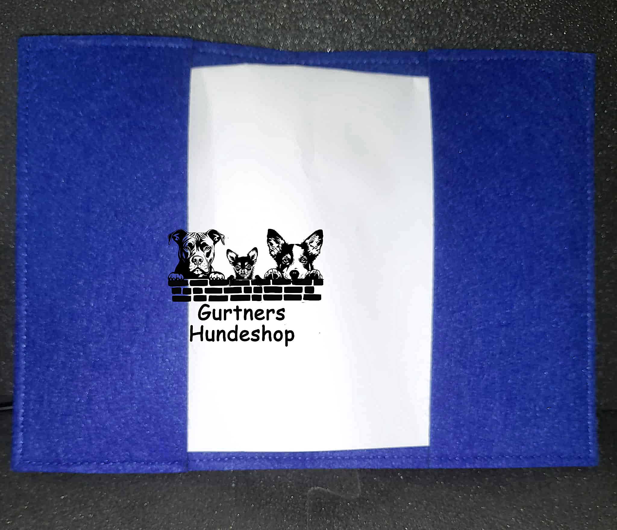 Impfpasshülle Umschlag in Dunkelblau