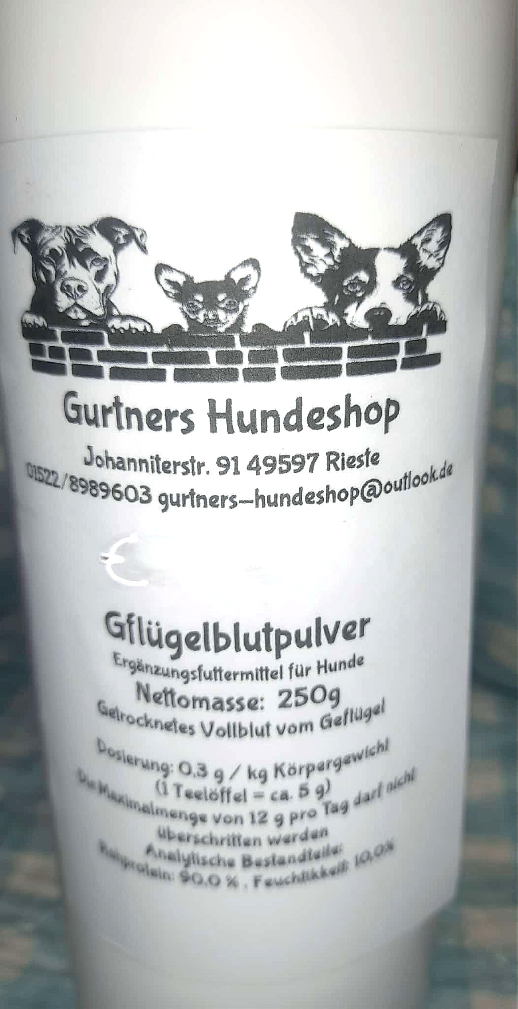 Geflügelblut Pulver