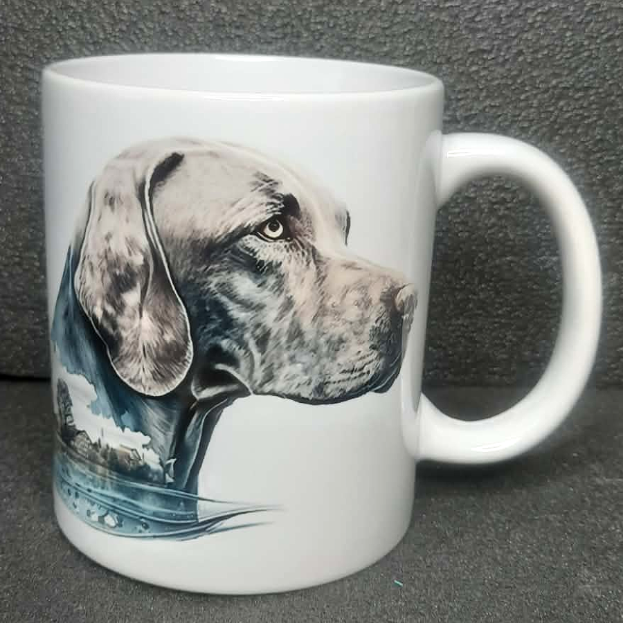 Keramiktasse Weimaraner