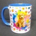 Keramiktasse Doodle beidseitig bedruckt